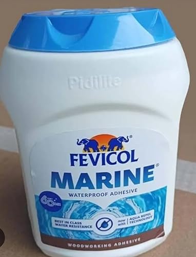 FEVICOL Marine Waterproof and Heat Resistant Multipurpose Adhesive, 1 Liter Ideal for Strong Bonding in Humid Conditions Perfect for Wood, Plywood, and Marine Applications White Color - Hardware, Tools and Home Safety | Buy online on ZillyBuy
