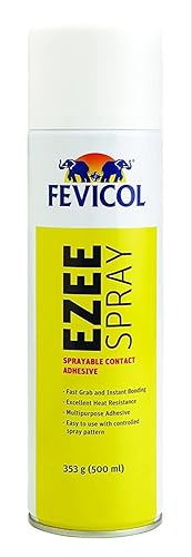 ADISON Fevicol EZEE Spray Adhesive, Multi-Purpose, 383g, Pack of 2 Bottles, For Indoor and Outdoor Use - Hardware, Tools and Home Safety | Buy online on ZillyBuy