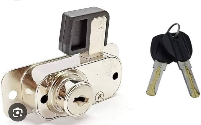 Adison Stainless Steel Sliding Wardrobe Lock, 2.5 cm, Silver, Pack of 1 Made in India, Heavy Duty Pack of 1 Set Best Wardrobe Lock with Various Combination of Locks Stainless Steel (1, Regular) - Hardware, Tools and Home Safety | Buy online on ZillyBuy