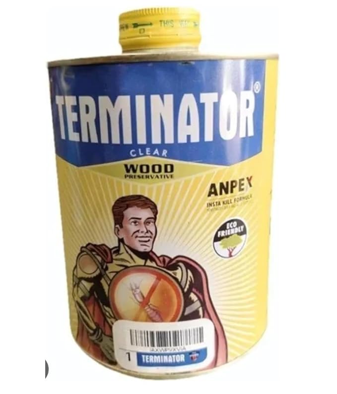 ADISON Termite Terminator Wood Preservative, 1 Litre Solution, Makes Wood Termite-Proof, Ideal for Protecting Furniture and Structures, Long-Lasting Protection Against pests - Hardware, Tools and Home Safety | Buy online on ZillyBuy