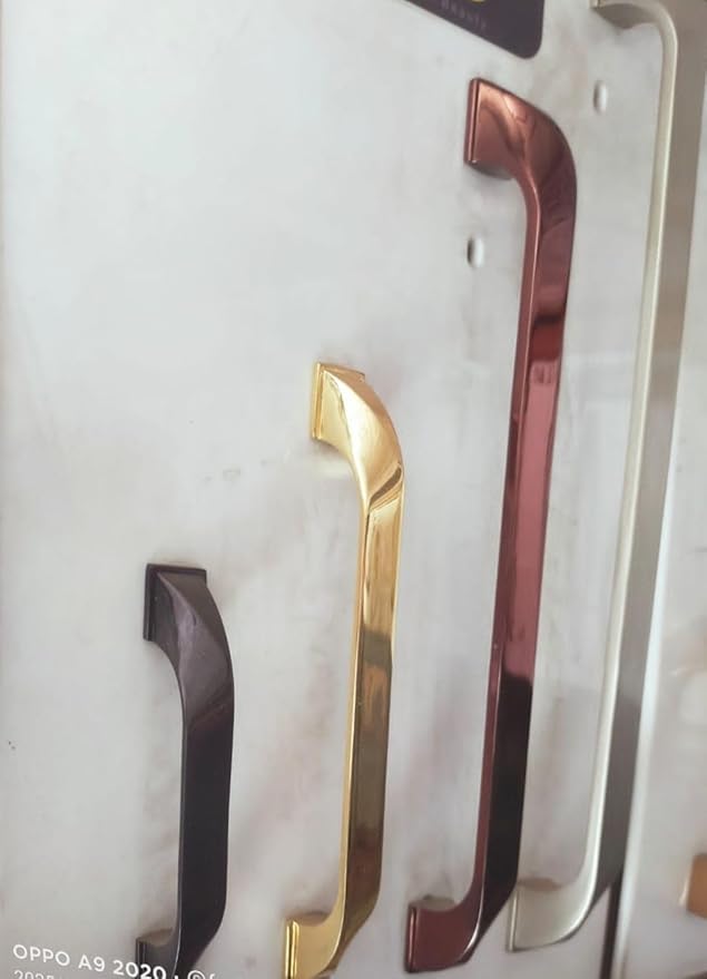 ADISON Stainless Steel Door Pull Handle Designer Trendy Look 4 Inch in Size Pack of 2 Handles with Screw | Multicolor 7 - Hardware, Tools and Home Safety | Buy online on ZillyBuy
