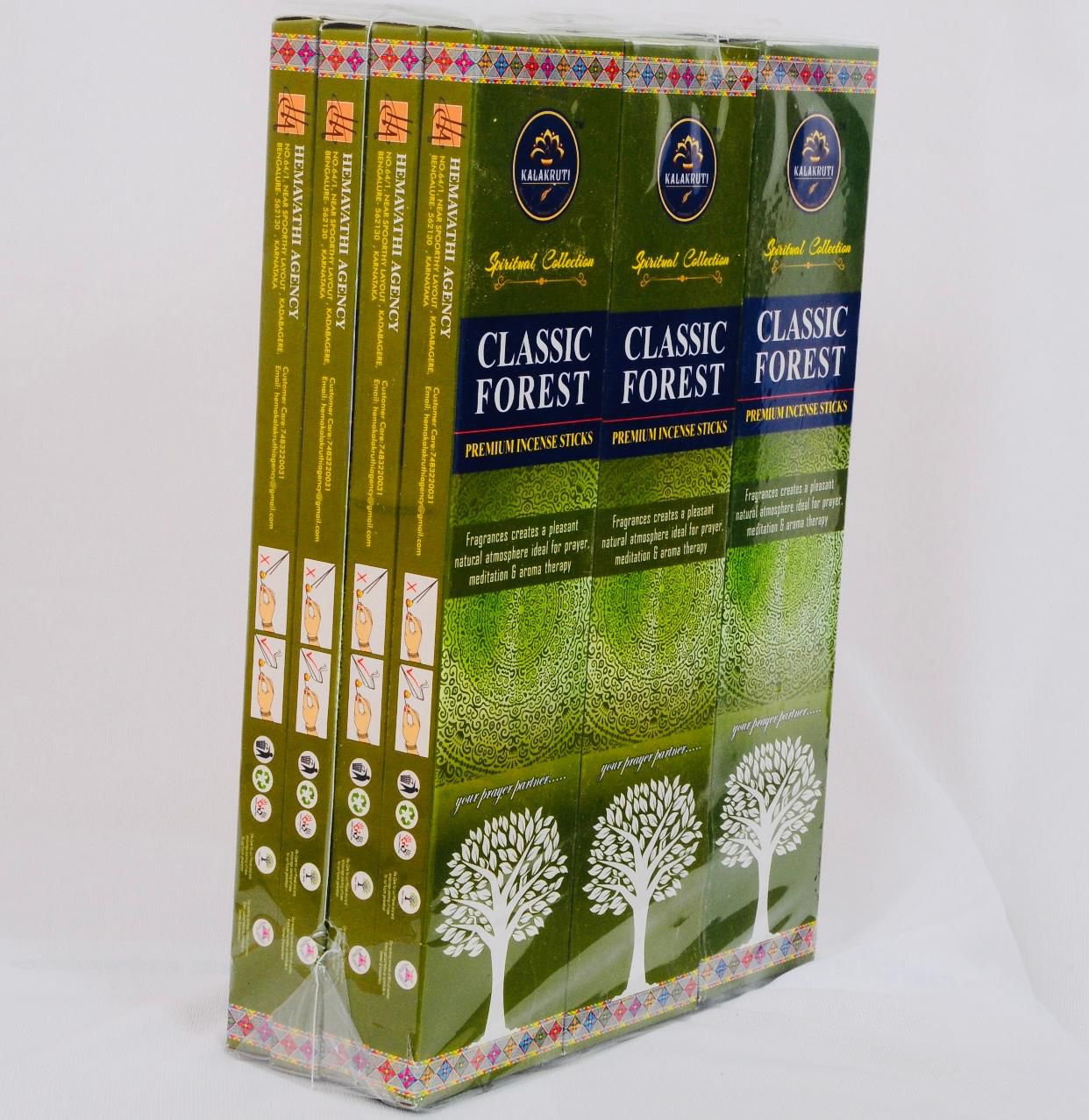 Classic Forest  Incense Sticks 12 Pcs - Pooja Needs | Buy online on ZillyBuy