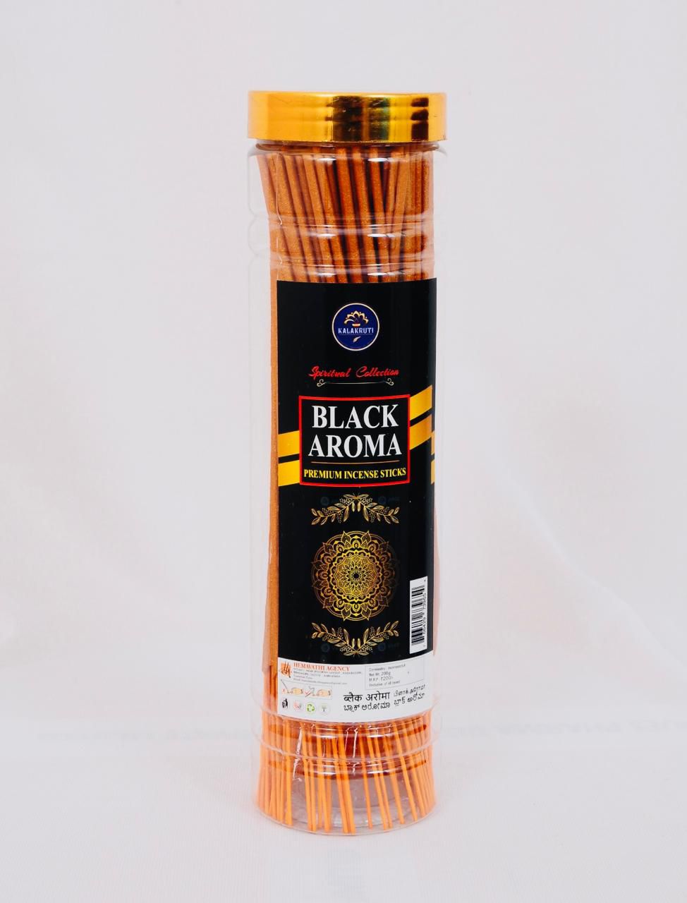Black Aroma Incense Sticks 1 Jar - Pooja Needs | Buy online on ZillyBuy