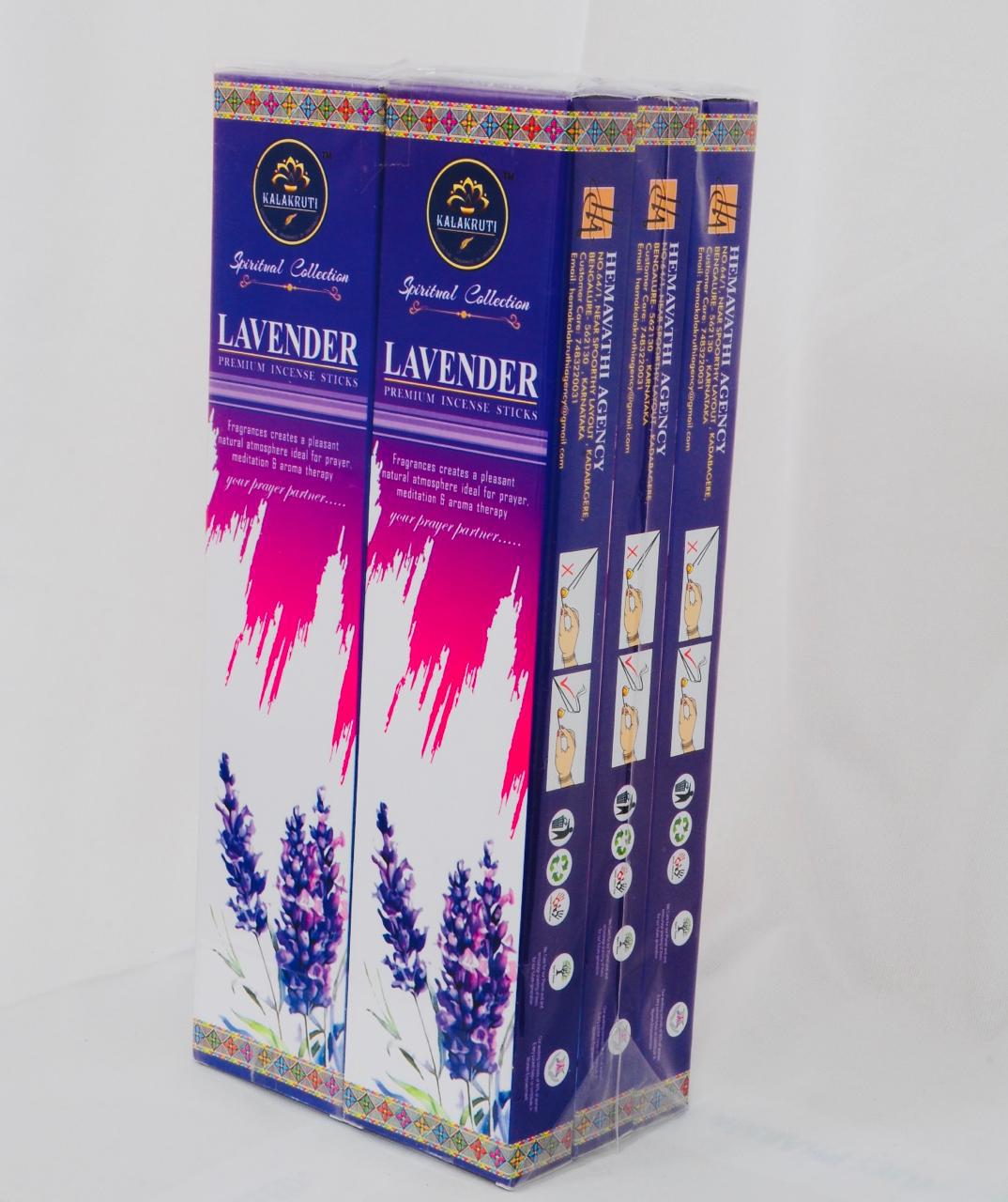 Lavender Incense Sticks 6 Pcs - Pooja Needs | Buy online on ZillyBuy