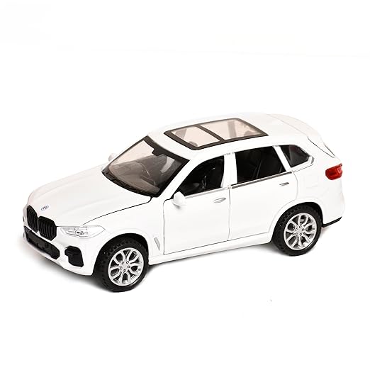Braintastic 1:32 Scale Metal BMW X5 Diecast Model Pull Back Friction Toy Car,with Openable Doors, Light & Music (White) - Toys and Games | Buy online on ZillyBuy