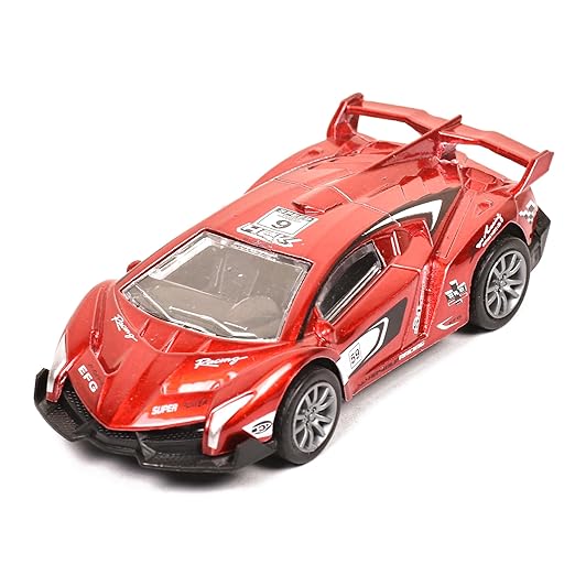 Braintastic Model Diecast Toy Vehicle Pull Back Friction Car With Openable Doors Light & Music for Kids Age 3+ Years (Motors7 Red) - Toys and Games | Buy online on ZillyBuy
