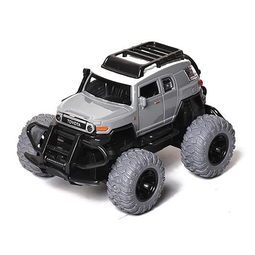 Braintastic Toyota Off Road Jeep Simulation Alloy Metal Pullback Friction Diecast Car, 1:32 Scale with Openable Doors, Sound & Light (Grey) - Toys and Games | Buy online on ZillyBuy