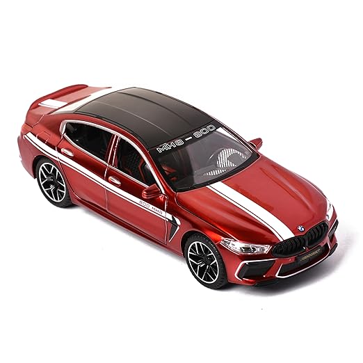 Braintastic Model Diecast Car Toy Vehicle Pull Back Friction Car with Openable Doors Light & Music Toys for Kids Age 3+ Years (BMW Red) - Toys and Games | Buy online on ZillyBuy