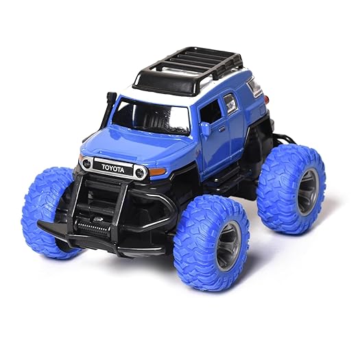 Braintastic Toyota Off Road Jeep Simulation Alloy Metal Pullback Friction Diecast Car, 1:32 Scale with Openable Doors, Sound & Light (Blue) - Toys and Games | Buy online on ZillyBuy