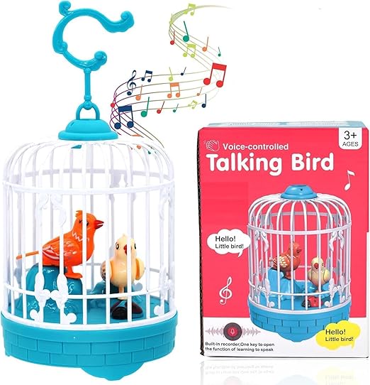 Braintastic Interactive Talking, Singing & Chirping Bird in The Birdcage, Repeat What You say, Gifts for Babies, Kids & Children (Dispatch Multicolor) - Toys and Games | Buy online on ZillyBuy