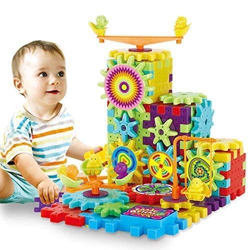 Braintastic 101 Pieces Miracle Bricks Motorized Spinning Gear Building Block Toy Sets Interlocking Learning and Educational Game for Kids - Toys and Games | Buy online on ZillyBuy