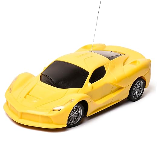 Braintastic Rechargeable Remote Control Racing Car High Speed Racing Sports Car with LED Headlights 1: 18 Scale Fast RC Vehicle Toy for Kids 6+ Years (Random Color) - Toys and Games | Buy online on ZillyBuy