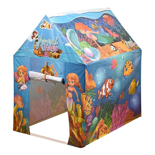 Braintastic Big Size Tent House Playset with LED Lights for Kids Girls and Boys (MERMAIN Magic LED Tent House) - Toys and Games | Buy online on ZillyBuy