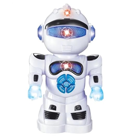 Braintastic Intelligent Robot Smart Learning Machine, 360 Degree Dancing Toy with 3D Lights & Music Toys for 3+Years Kids (Learning Robot) - Toys and Games | Buy online on ZillyBuy