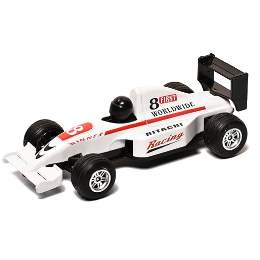Braintastic Pullback Friction Simulation Model Small Size Racing Car Miniature Vehicle Toys for Kids Age 3 + (White) - Toys and Games | Buy online on ZillyBuy