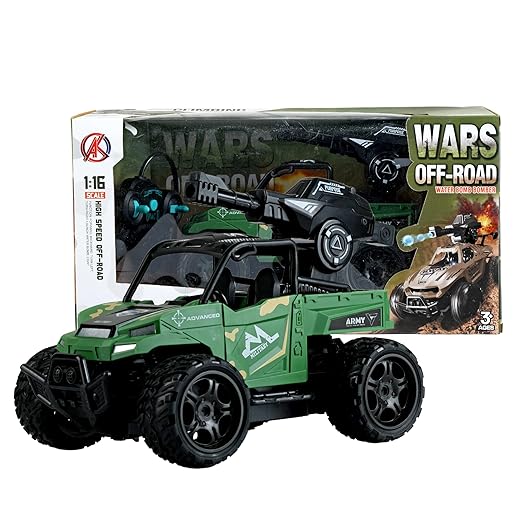 Braintastic 1:16 Scale RC Remote Control War Off Road Water Bomb Bomber Tank Stunt Multiplayer Battle Drift Car Toy for Kids - Toys and Games | Buy online on ZillyBuy