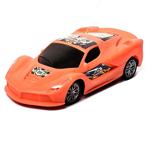 Braintastic Rechargeable Remote Control Racing Car High Speed Racing Sports Car with LED Headlights 1: 18 Scale Fast RC Vehicle Toy for Kids 6+ Years (Red) - Toys and Games | Buy online on ZillyBuy