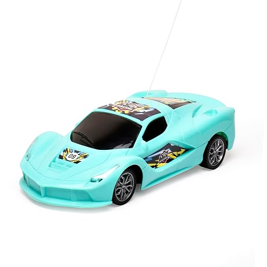 Braintastic Rechargeable Remote Control Racing Car High Speed Racing Sports Car with LED Headlights 1: 18 Scale Fast RC Vehicle Toy for Kids 6+ Years (Green) - Toys and Games | Buy online on ZillyBuy