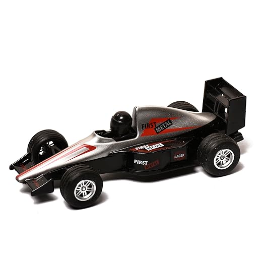 Braintastic Pullback Friction Simulation Model Small Size Racing Car Miniature Vehicle Toys for Kids Age 3 + (Grey) - Toys and Games | Buy online on ZillyBuy