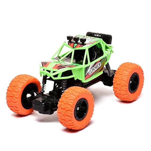 Braintastic Off Roader Rechargeable RC Remote Control|Rock Monster Climber Crawler| Four Wheel Drive|1.18 Scale|High Speed & High Performance Racing Car|Green - Toys and Games | Buy online on ZillyBuy