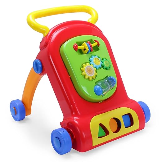 Simba ABC BabyWalker with Activity Learning Toy | Non-Toxic BPA-Free Foldable Walking Toy with Activity Play | Strong and Sturdy Design Textured Wheel | Best for 6 Months and above Babies- Multicolor - Toys and Games | Buy online on ZillyBuy