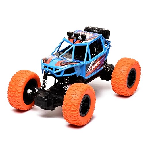 Braintastic Off Roader Rechargeable RC Remote Control|Rock Monster Climber Crawler| Four Wheel Drive|1.18 Scale|High Speed & High Performance Racing Car|Blue - Toys and Games | Buy online on ZillyBuy