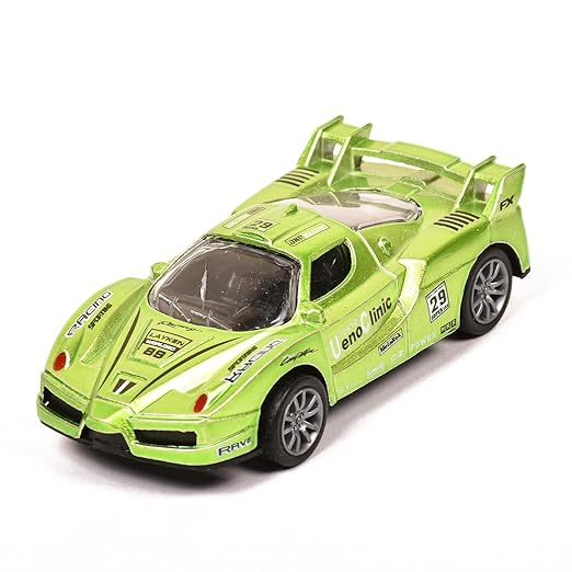 Braintastic Model Diecast Vehicle Pull Back Friction Super Simulation Model Car with 1:36 Scale Toys for Kids Age 3+ Years (Green) - Toys and Games | Buy online on ZillyBuy