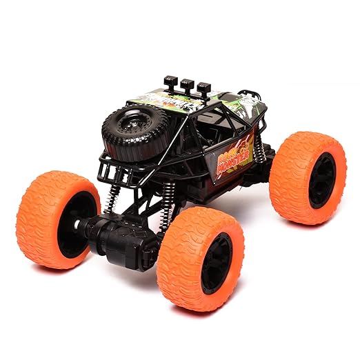 Braintastic Rechargeable RC Remote Control Rock Monster Crawler 4WD, 1.18 Scale, High Speed Rock Climber Racing Car Toys for Kids - Toys and Games | Buy online on ZillyBuy