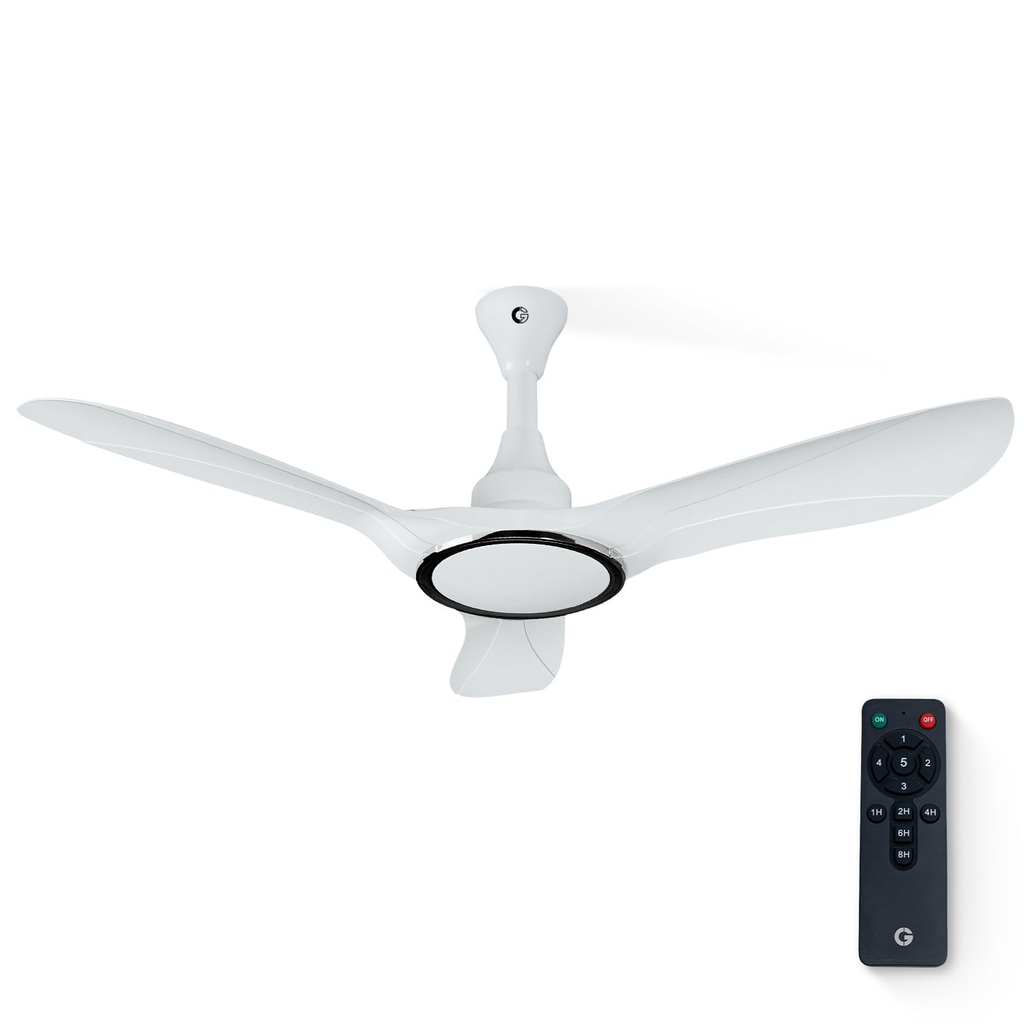 CG CALIVER CF 1200 WHITE-CHROM Ceiling Fan