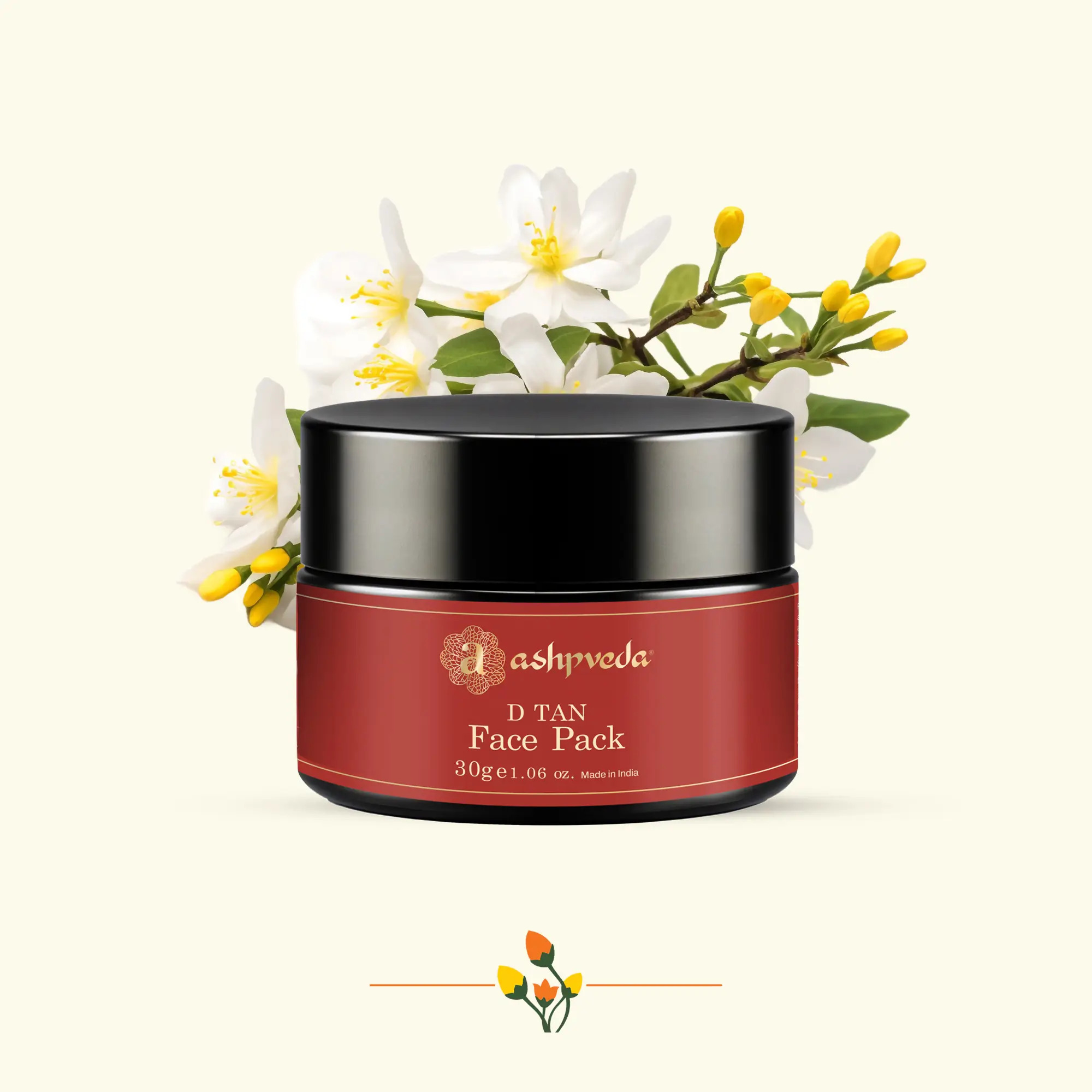 Ashpveda D-Tan Face Pack - 30 Gram
