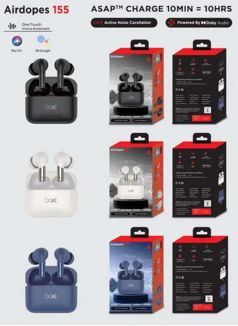 Boat Wireless Bluetooth Earbuds