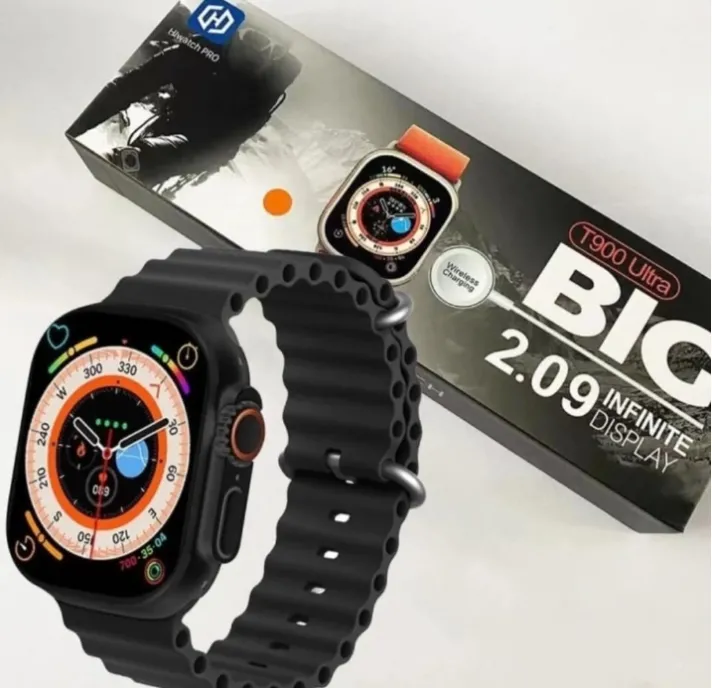 T 900 Ultra Smart Watch black