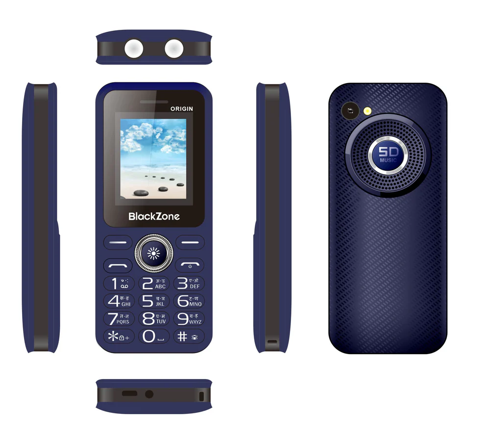 BLACKZONE ORIGIN 1.8 Inch Display with vibration Dual SIM - Mobile Phone | Buy online on ZillyBuy