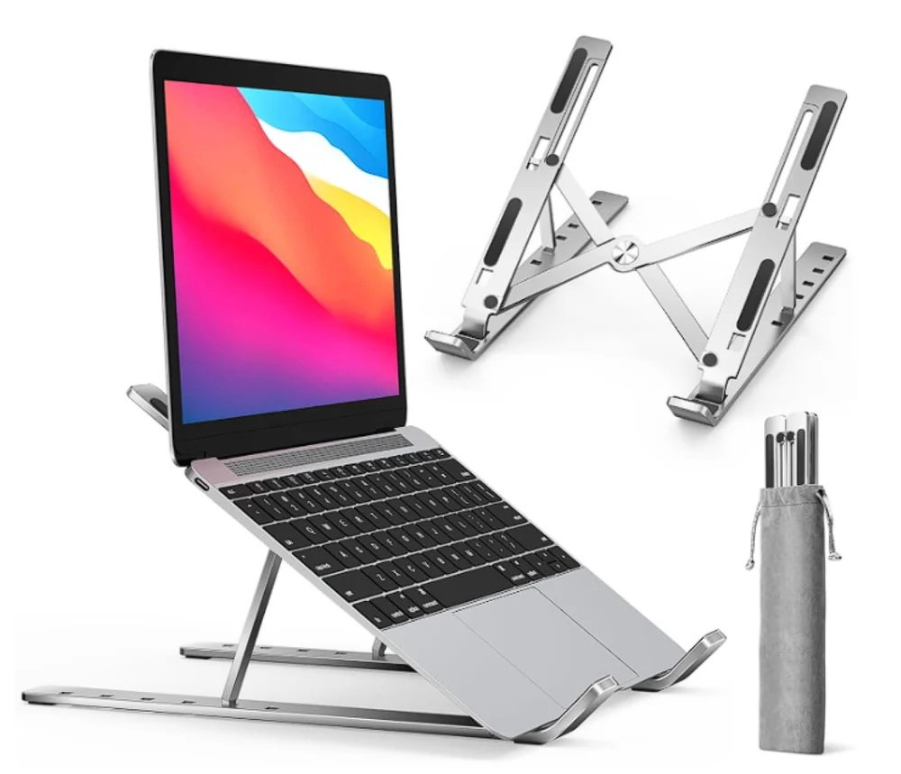 Laptop Stand, Metal 10-90 Degree Premium Aluminum Laptop Stands Suitable For Travellings