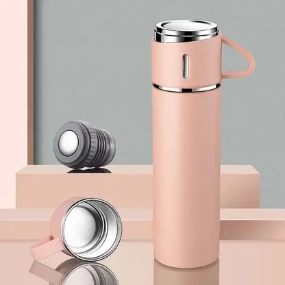 Vacuum Flask Bottle with Cup Set 500ml