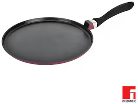 BERGNER BG-2480 Dosa Tawa Induction Bottom 26 cm Diameter ( Aluminium , Set of 1 ) - Cookware | Buy online on ZillyBuy