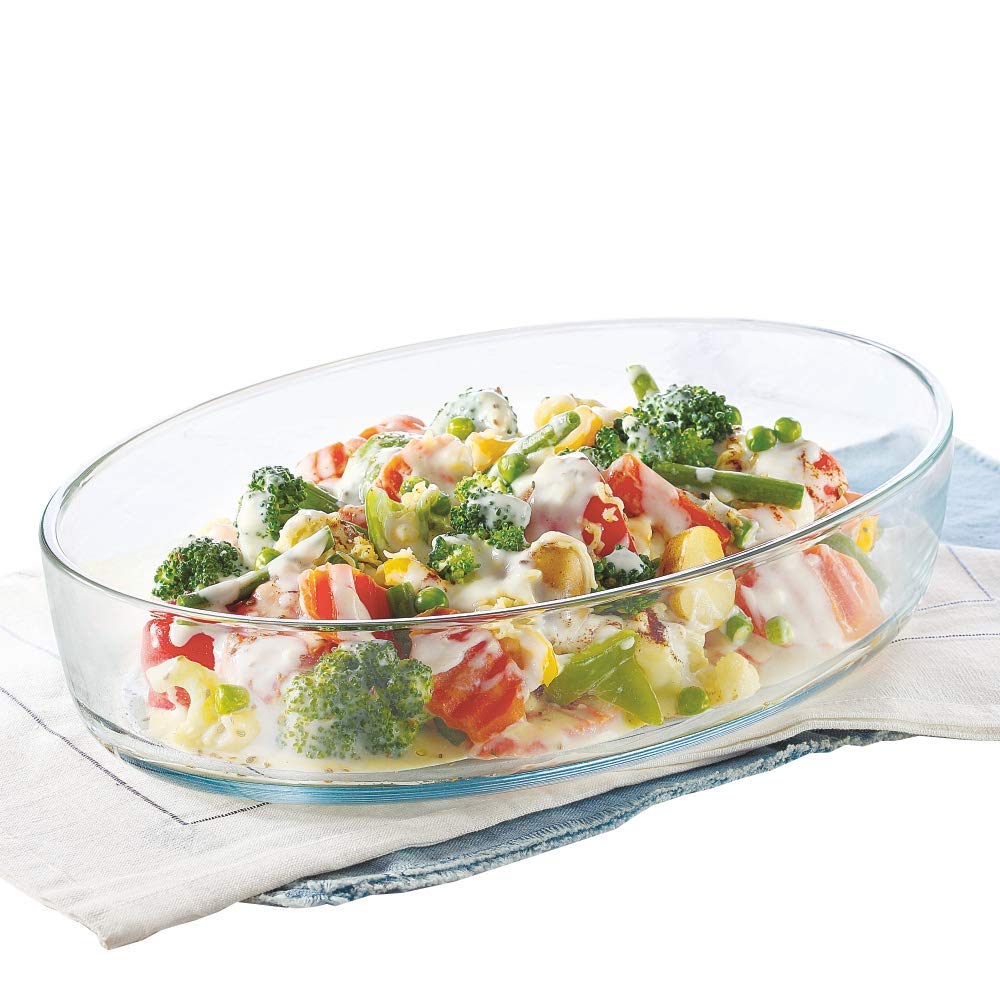 Borosil Glass Baking Dish 1 Piece 2.2 L - Cookware | Buy online on ZillyBuy