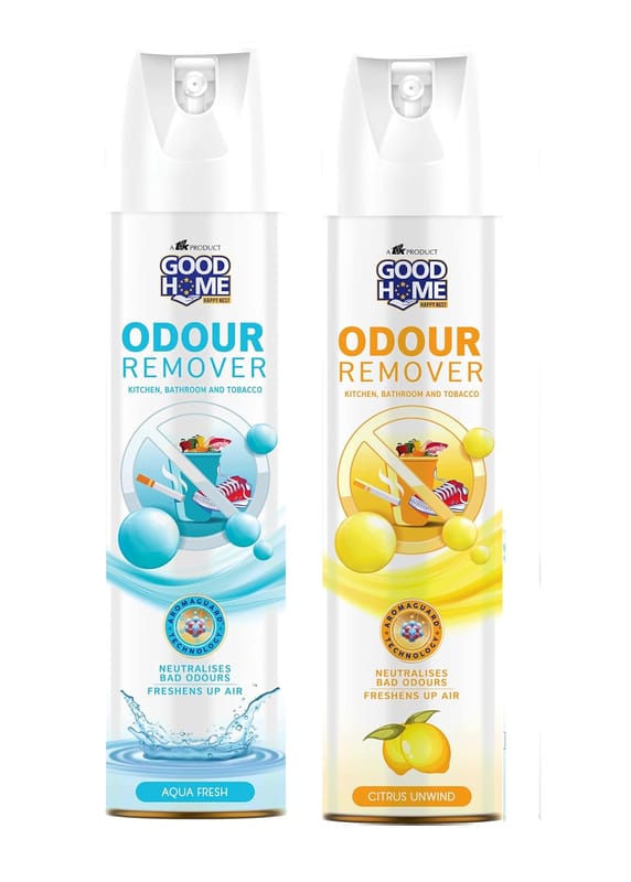 Good Home Odour Remover Aqua Fresh and Citrus Unwind (Pack of 2) - Fresheners and Repellents | Buy online on ZillyBuy
