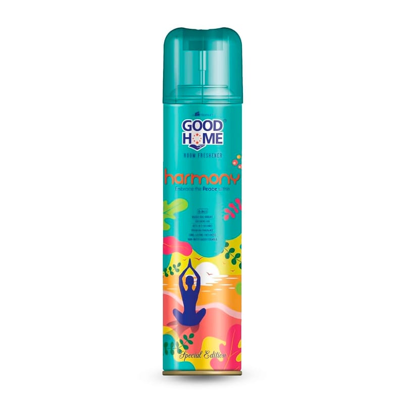 Good Home Room Freshener Spray Harmony Freshens Air Premium Fragrance Long Lasting Freshness, 130 g - Fresheners and Repellents | Buy online on ZillyBuy