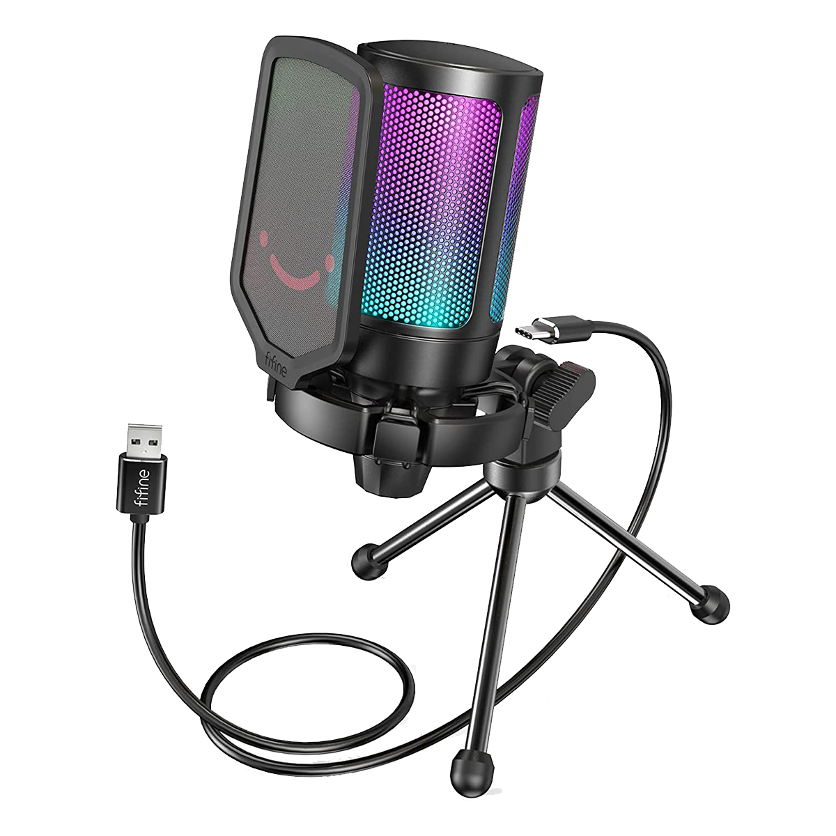 Fifine Ampligame - A6V USB Gaming Microphone (Black) - Microphone | Buy online on ZillyBuy
