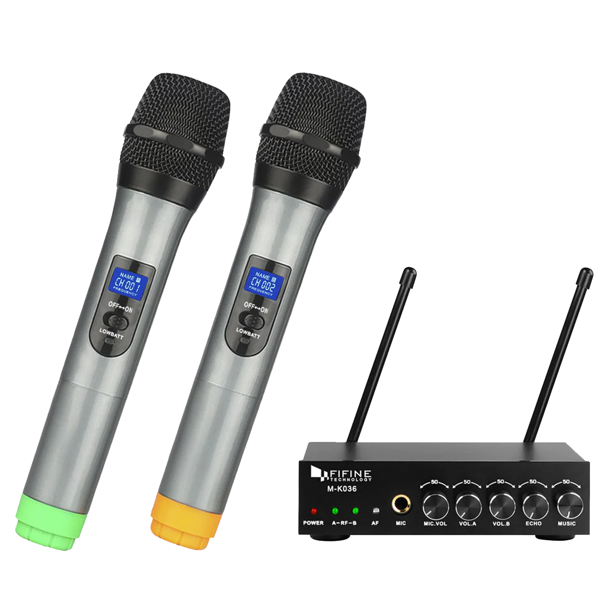 FIFINE K036 - Wireless Handheld Microphone System - Microphone | Buy online on ZillyBuy