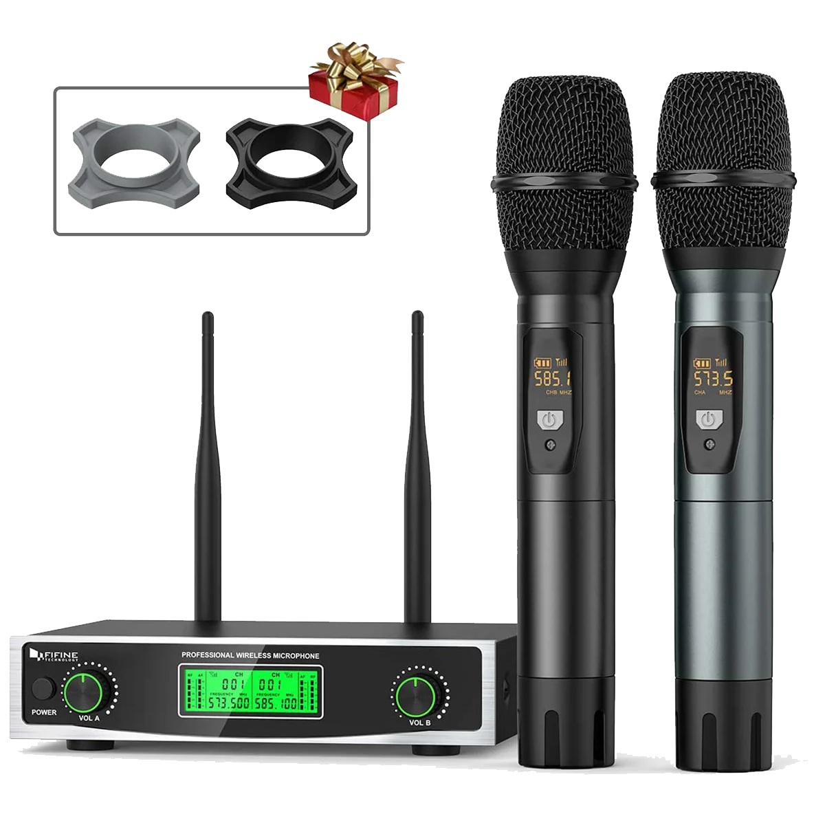 FIFINE K040 - Wireless Handheld Microphone System - Microphone | Buy online on ZillyBuy