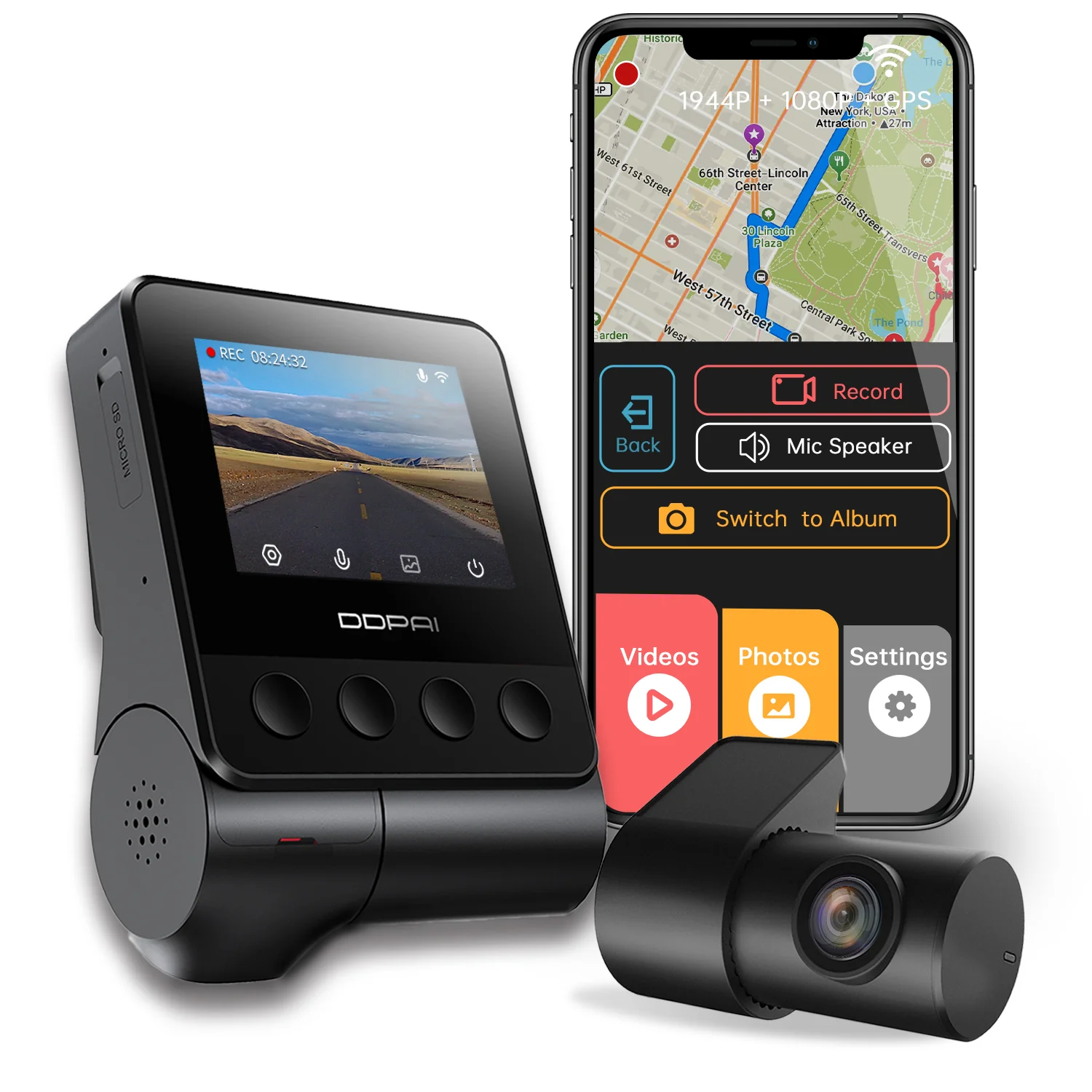 DDPAI Z40 Dual - 3K Front and Rear Dash Camera - Camera | Buy online on ZillyBuy