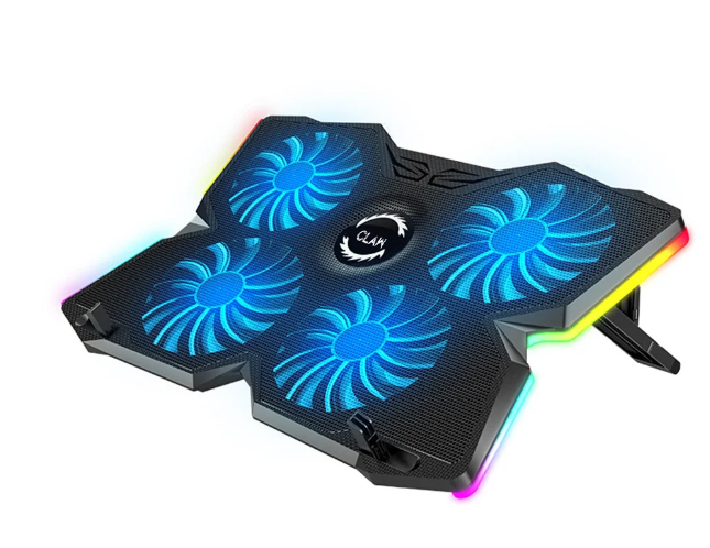 CLAW Arctic K25 PRO - 4 Motors RGB Laptop Cooling Pad with Adjustable Height