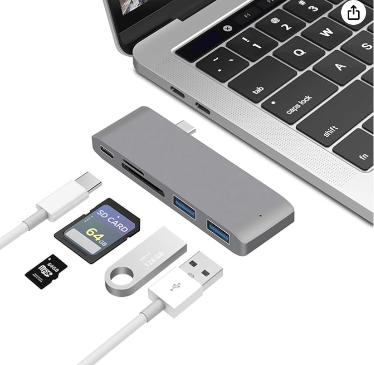 Lapster docking station for laptop 5in1 type c hub with 100 Mbps Ethernet , 4K HDMI port ,2xUSB 3.0, & TypeC 3.0 PD Charging 100W Port, for usb hub type c Devices- Mac, Thunderbolt 3 - Docking Station | Buy online on ZillyBuy