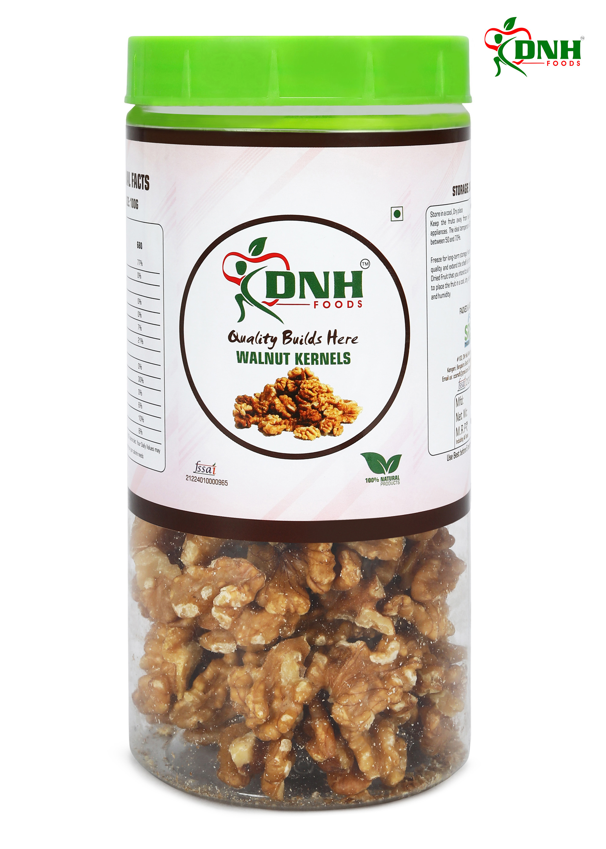 DNH FOODS WALNUT | PREMIUM QUALITY | 500 Grams