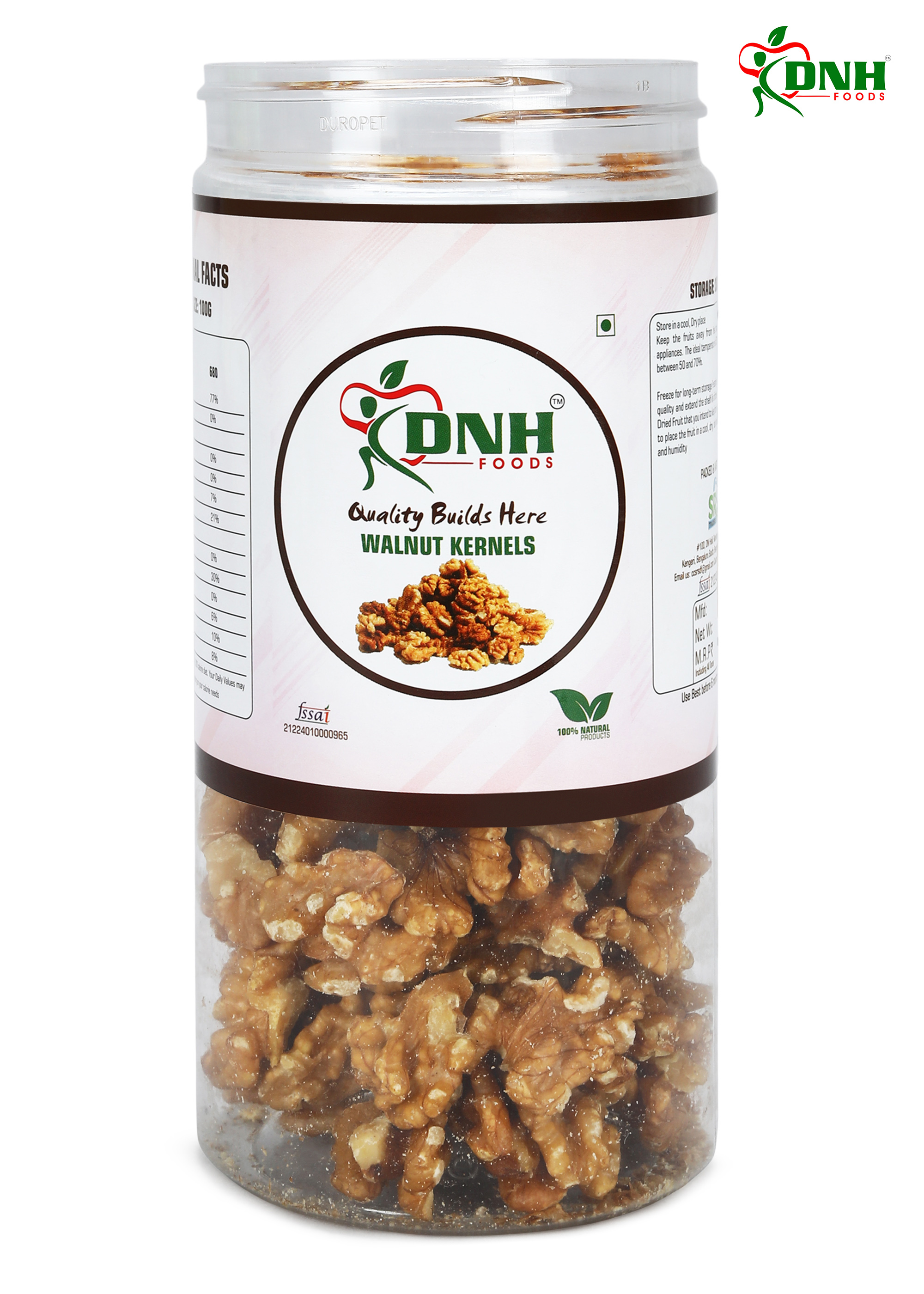 DNH FOODS WALNUT | PREMIUM QUALITY | 500 Grams