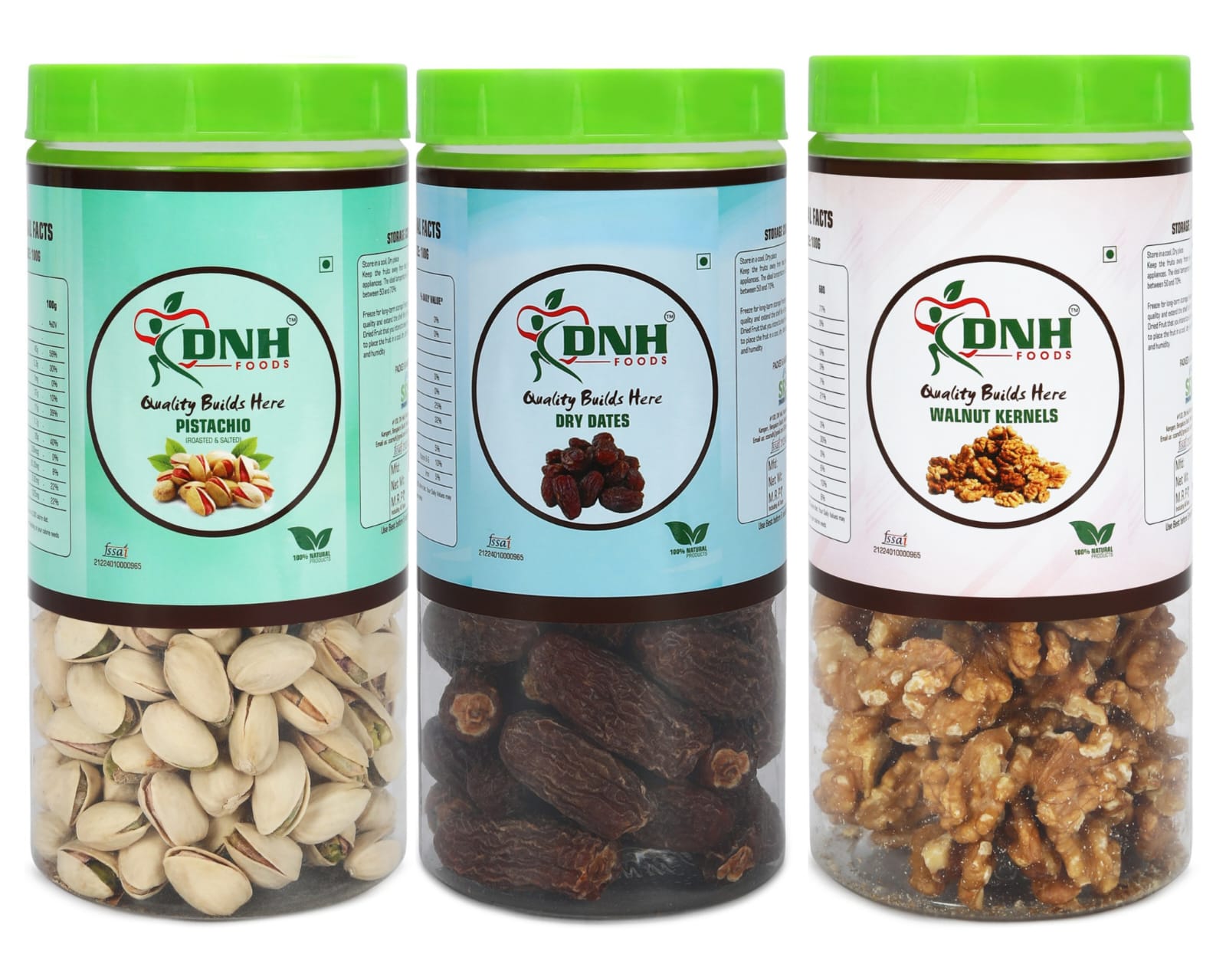 DRY FRUITS COMBO 450 GRAMS  PACK  150G X 3 PC