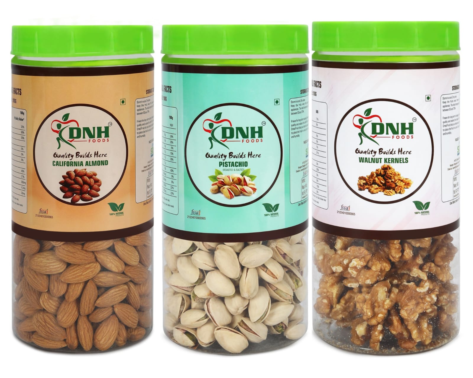 DRY FRUITS COMBO 450 GRAMS  PACK  150G X 3 PC