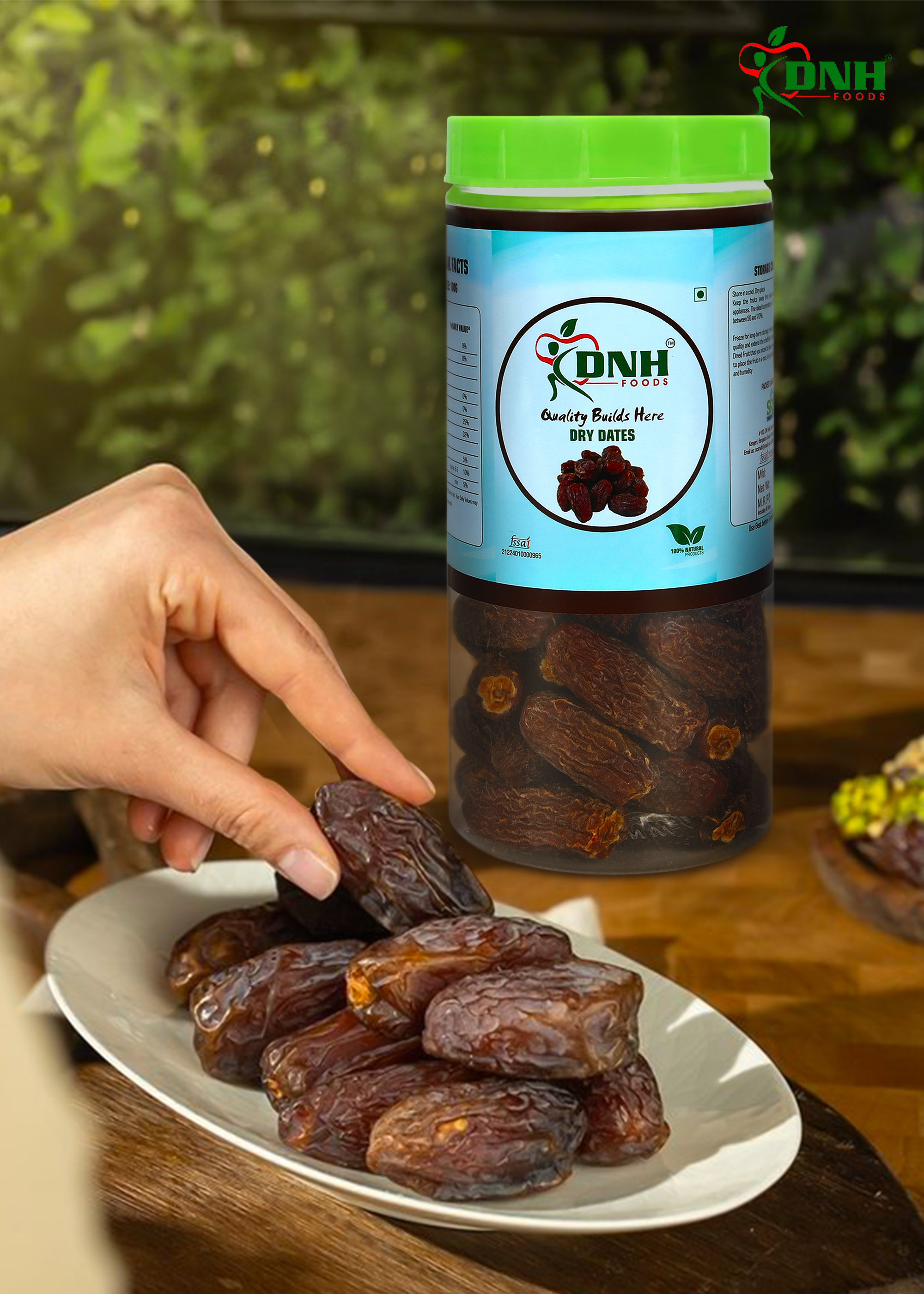 DRY FRUITS COMBO 1.5 KG PACK 500G X 3 PC DATES CASHEW WALNUT - Improves Bone Strength, Aids Digestion, High in Fiber